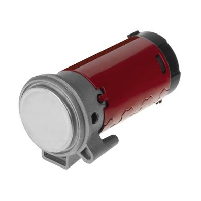 12V Fanfare 1-Klang Drucklufthorn Hupe mit Kompressor Chrom Lufthorn PKW