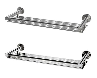 Wandregal Edelstahl Küchenregal Badregal Regalhalter Regal Edelstahlregal Badezi