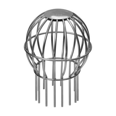 Laubfanggitter Edelstahl V4A Dachrinnensieb Dachrinnenschutz Fallrohr Dachrinne