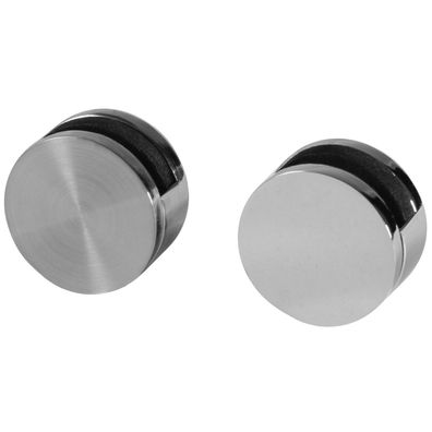 4 Stück Spiegelhalter Spiegelhalterung 4–6mm Glashalter Glasklemme Klemmhalter