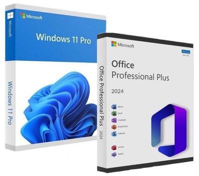 Microsoft Office 2024 Professional Plus + Windows 11 Pro Bundle