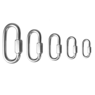 V4A Edelstahl Schraubverbinder Kettenverbinder Schotschäkel Kettenglied 4A