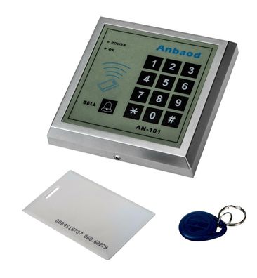 Zugangssystem RFID Zutrittskontrolle Codeschloss Türöffner mit Transponder