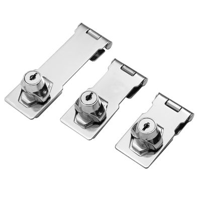 Überfalle abschließbar Chrom Vorhängeschloss Riegel Türriegel Schloss