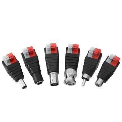 Hohlstecker Hohlkupplung Cinch BNC Stecker Buchse Kupplung Schnellanschluss