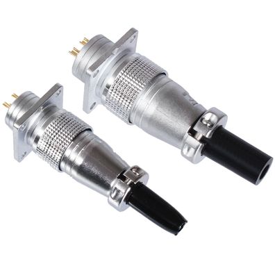 Flansch Stecker Flanschstecker Einbaustecker Steckverbindung Kupplung Stecker