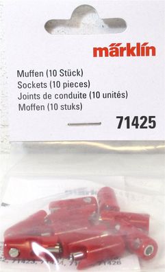 Märklin H0 71725 Muffen rot 10 Stück - OVP NEU