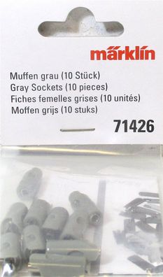 Märklin H0 71726 Muffen grau 10 Stück - OVP NEU