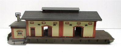 Spur H0 Auhagen Güterschuppen, Beleuchtung (ungeprüft) Fertigmodell