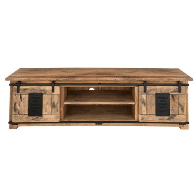 TV Couchtisch Florenz Vintage - 180 cm - Mangoholz