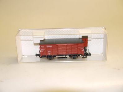 Spur N Fleischmann 8355 Ged. Güterwagen mit Brs. hs., top/ovp
