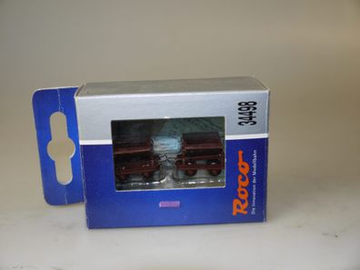 H0e Roco 34498 2x Kipplorenwagen, neuw./ovp