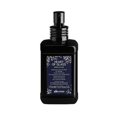 Davines Heart Of Glass Sheer Glaze Leave-In Fluid für blondes Haar, 150 ml
