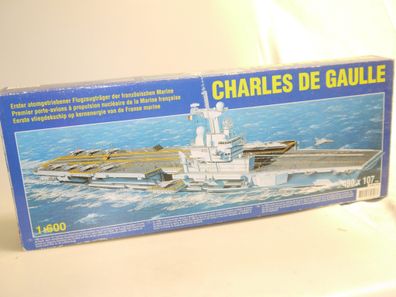 1:600 Paget 08M-059 Charles de Gaulle, neuw./ovp/motorisiert