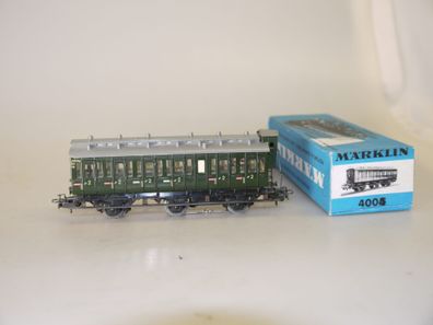 H0 Märklin 4005 Abteilwagen, neuw./ovp/Bel./Repro-Karton