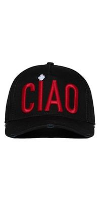 Dsquared2 Ciao Logo Baseball Cap Schwarz Unisex