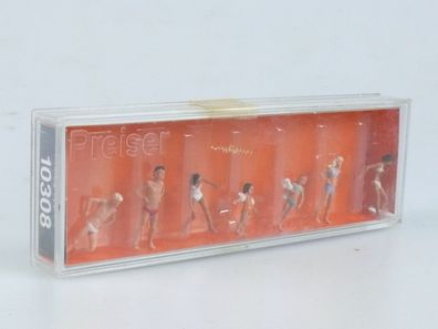 Preiser H0: 10308 Figurenset Kinder und Jugendliche im Schwimmbad, NEU/ovp