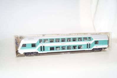 H0: Fleischmann 5123K Steuerwagen/Doppelstockwagen, top/ovp/BEL./Mangel