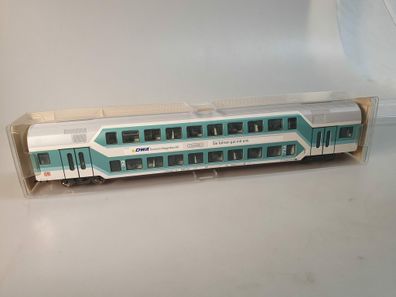 H0: Fleischmann 96 5122K Personenwagen Doppelstockwagen DWA, top/ovp