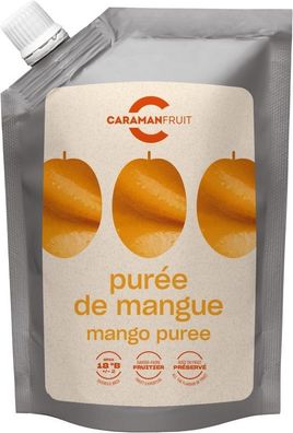 Caramanfruit Mango Frucht-Püree 3x 1kg süße indische Mango exotisches Fruchtpüree