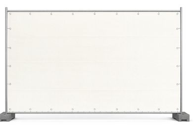Bauzaunplane Sichtschutz-Plane PE-Gewebe mit Ösen Abdeckplane 1,76 x 3,41 m