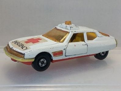 Doctor´s Emergency Car (Citroen SM) Matchbox Lesney Speed Kings K-62A Modellauto