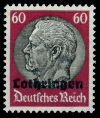 BES. 2WK Lothringen Nr 14 postfrisch X70A512