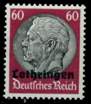 BES. 2WK Lothringen Nr 14 postfrisch X70A526