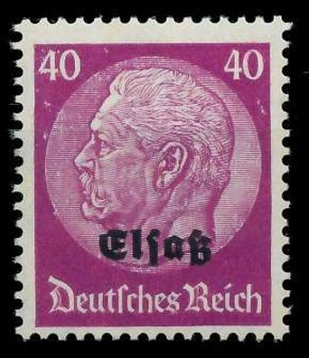 BES. 2WK ELSASS Nr 12 postfrisch X88A0D2