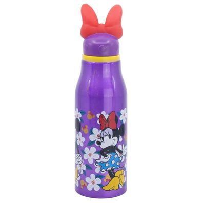 Disney Minnie Trinkflasche Aluminium, 690 ml, mit Sicherheitsverschluss