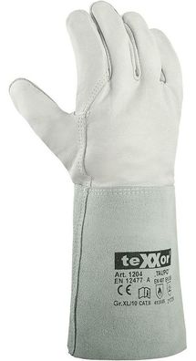 teXXor Schweißerhandschuhe Taupo (12 Paar) 1204