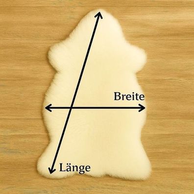 Öko Schaffell Geflammt - Echt, mit kleinen Mängeln