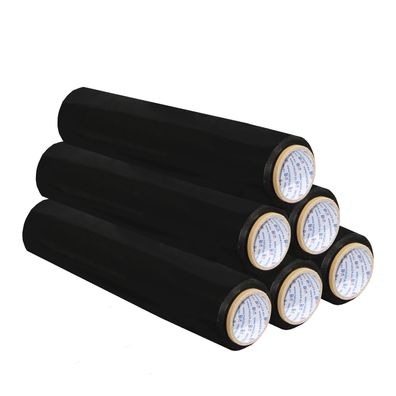 Stretchfolie schwarz 23my Palletenfolie 50cm Verpackungsfolie Wickelfolie S2 6x