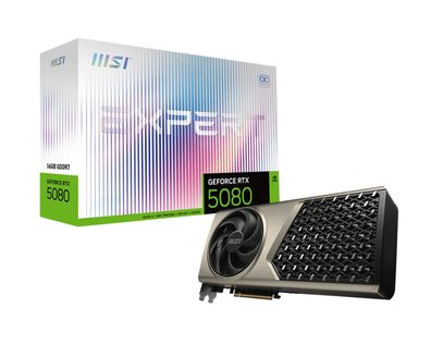 MSI GeForce RTX 5080 Expert OC 16GB GDDR7 1x HDMI, 3x DP