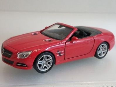 Mercedes SL 500 rot ca. 1:35 Welly 43662 Modellauto