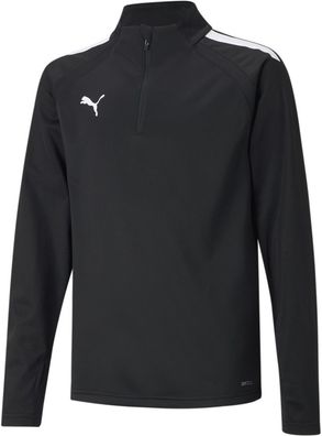 Puma Kinder Crew Sweatshirt TeamLIGA 1/4 Zip Top Jr 657237