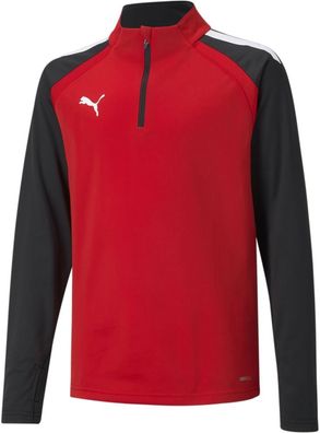 Puma Kinder Crew Sweatshirt TeamLIGA 1/4 Zip Top Jr 657237