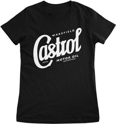 Castrol Damen T-Shirt Script Logo Girly Tee PA-5-CSTRL006-H63-14
