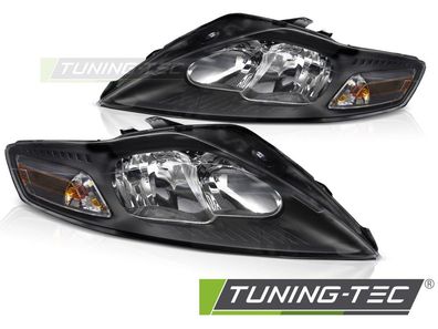 Upgrade Klarglas Scheinwerfer für Ford Mondeo MK4 Lim./Turnier 07-10 Schwarz