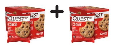 2 x Quest Nutrition Protein Cookie (12x59g) Peanut Butter Chocolate Chip
