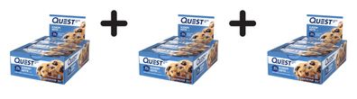 3 x Quest Nutrition Quest Bars (12x60g) Blueberry Muffin