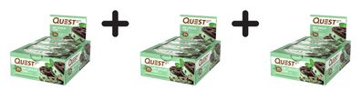 3 x Quest Nutrition Quest Bars (12x60g) Mint Chocolate Chunk