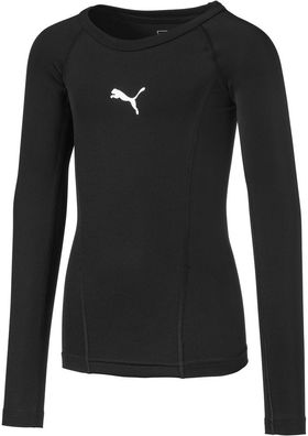Puma Kinder Shirt LIGA Baselayer Tee Longsleeve Jr 655921