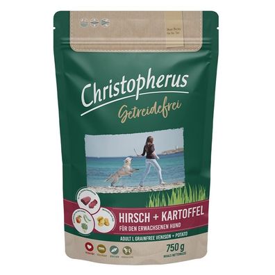 Christopherus Getreidefrei Hirsch & Kartoffel 750g