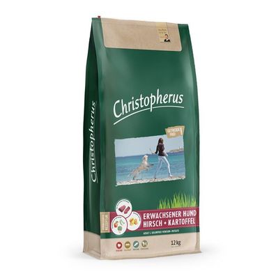 Christopherus Getreidefrei Hirsch & Kartoffel 2 x 12 kg