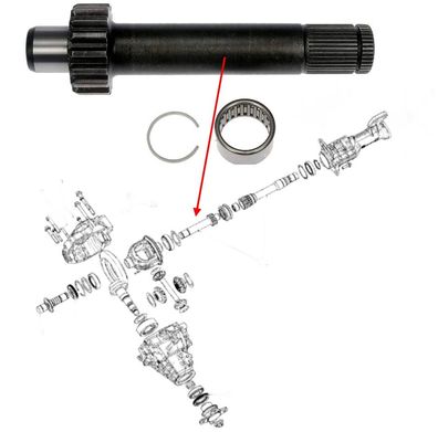 Ausgangswelle Differenzial vorne innen rechts RAM 1500 Bj:12-23 (Gen.4 & Gen.5)