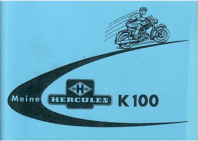 Bedienungsanleitung Hercules K 100 ,3 Gang 5,2 PS Luftgekühlt