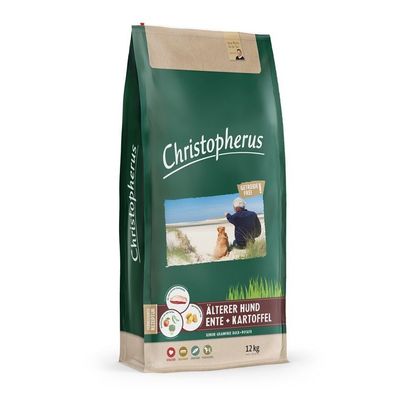 Christopherus Getreidefrei Senior Ente & Kartoffel 2 x 12 kg