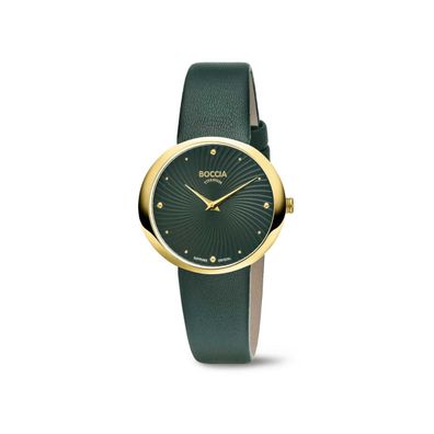 Boccia Damenuhr Titan 3364-04 mit Saphirglas und Lederband