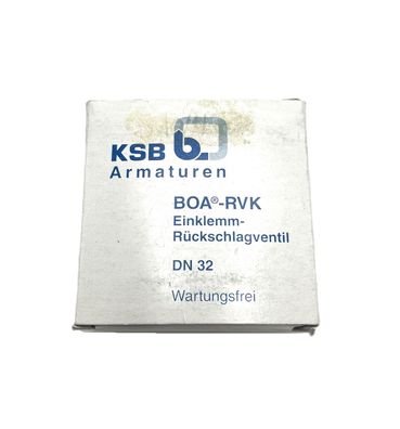 KSB BOA-RVK Rückschlagventil Rückflussverhinderer DN 32 S10/47